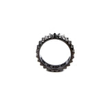 3 Row Spike Ring, Spike Ring, punk ring, rock ring, classy ring, han cholo ring, mens wedding band