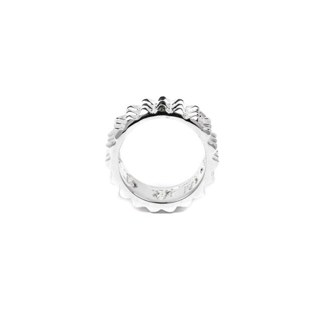 3 Row Spike Ring, Spike Ring, punk ring, rock ring, classy ring, han cholo ring, mens wedding band