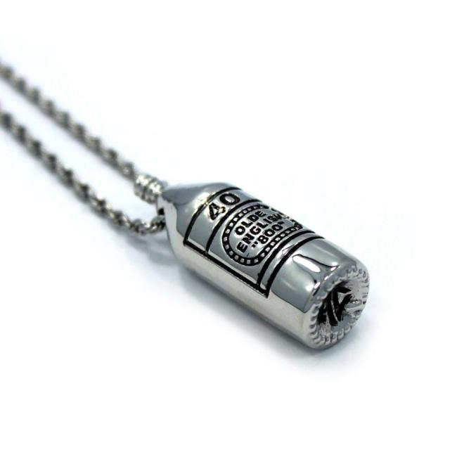 40 Oz Pendant, 40 oz of freedom, 40 oz, olde english 800, han cholo jewelry