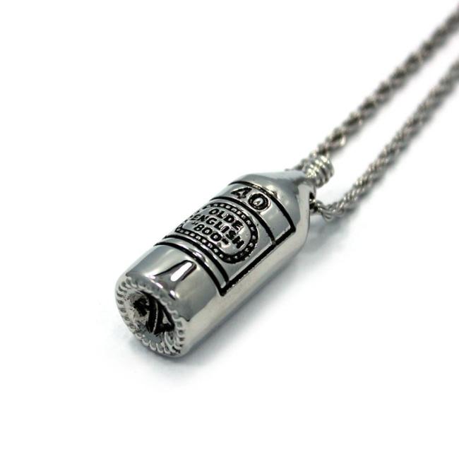 40 Oz Pendant, 40 oz of freedom, 40 oz, olde english 800, han cholo jewelry