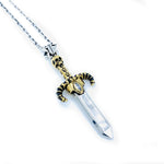 dagger of souls, skull necklace, sword neckace