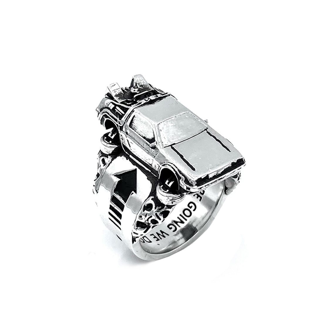 Ring modeled after Deloreon car