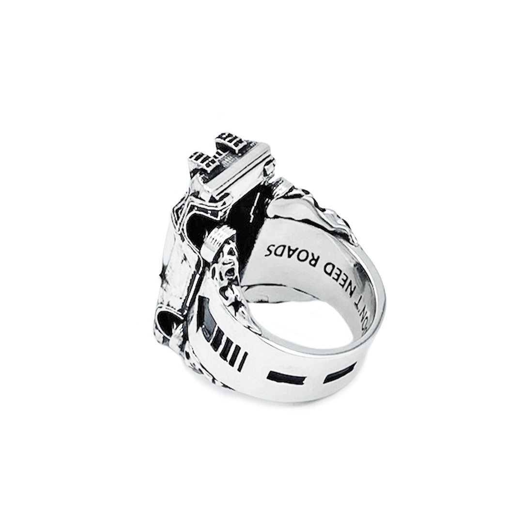 back to the future merch, deloreon ring, deloren 