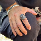 stainless steel universal monsters ring
