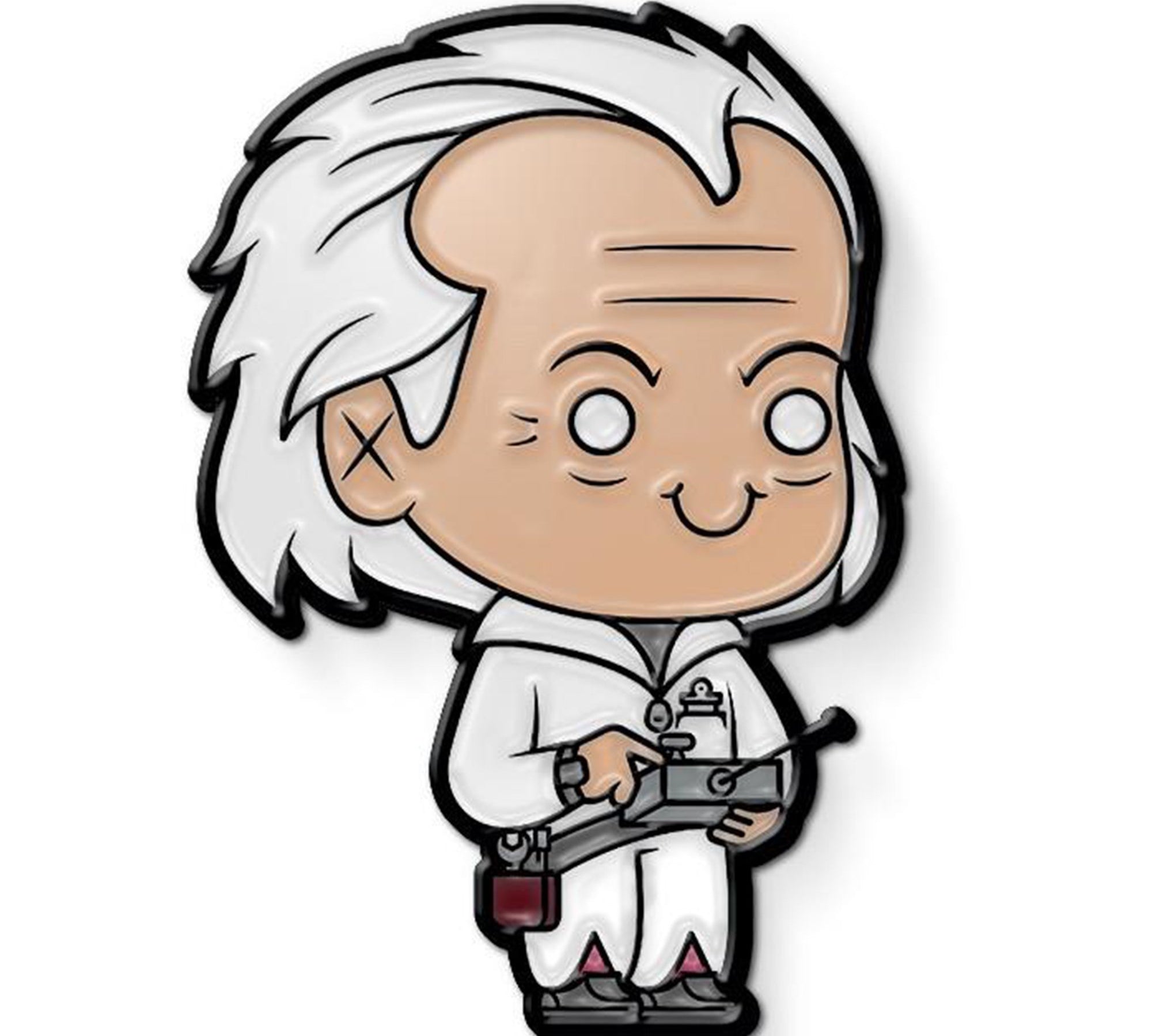 back to the future, doc, doc enamel pin, doc bttf, back to the future merch