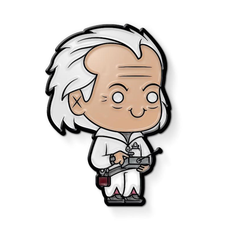 back to the future, doc, doc enamel pin, doc bttf, back to the future merch