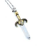 dagger of souls, skull necklace, sword neckace