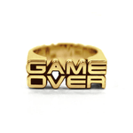 Game Over Ring pm rings Precious Metals Vermeil - 24k Gold Plated 7 