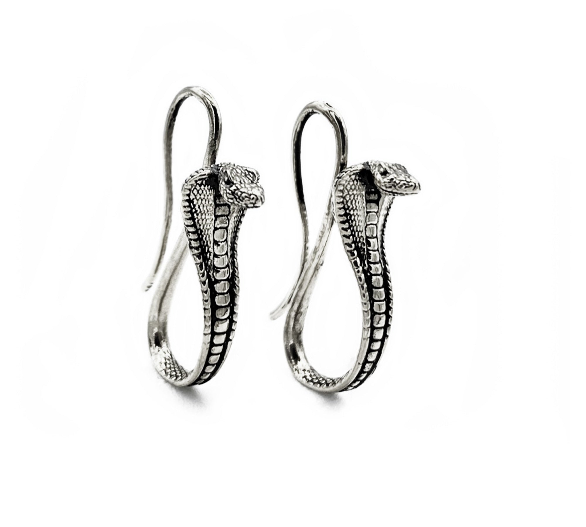 cobra earrings, snake earrings