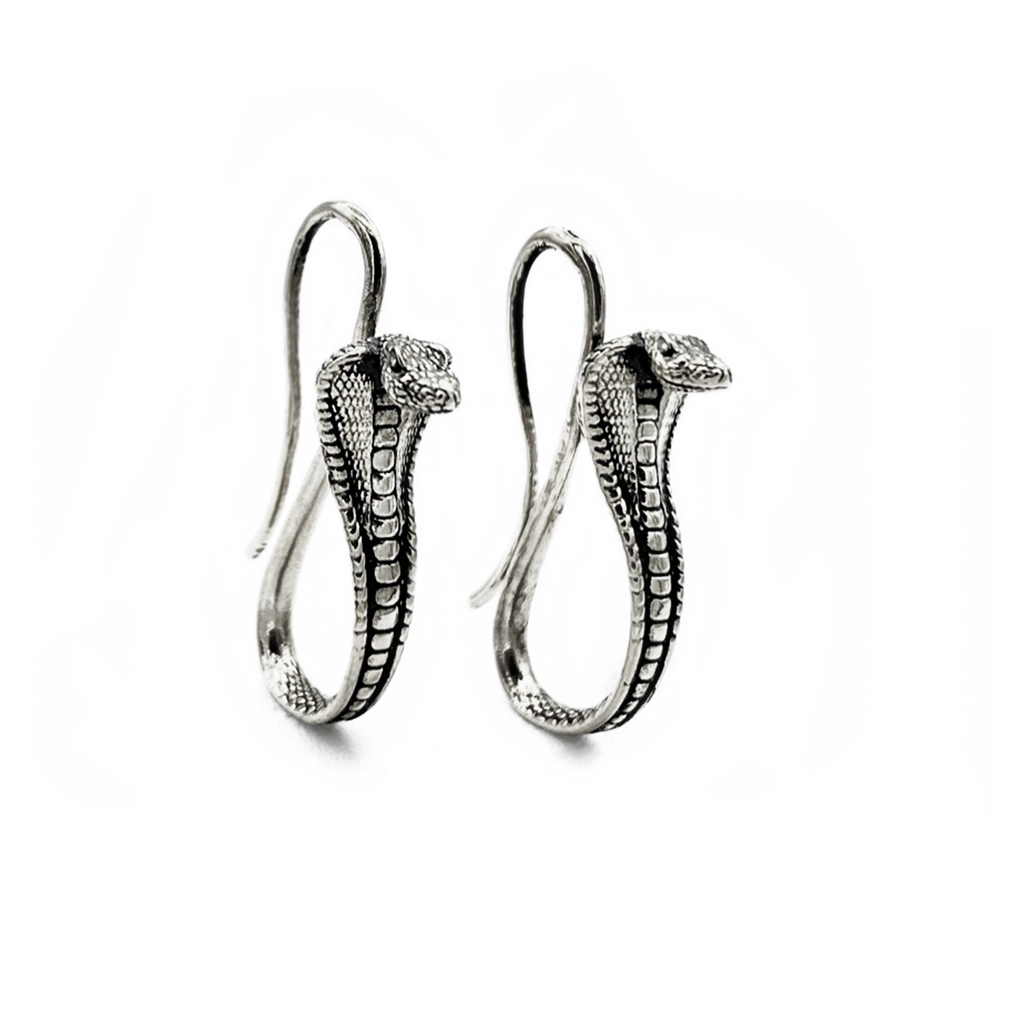 cobra earrings, snake earrings
