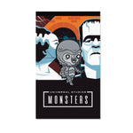 universal monsters enamel pins, glow in the dark enamel pins, creature from the black lagoon