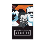  universal monsters, classic universal monsters, enamel pin, glow in the dark enamel pin, dracula