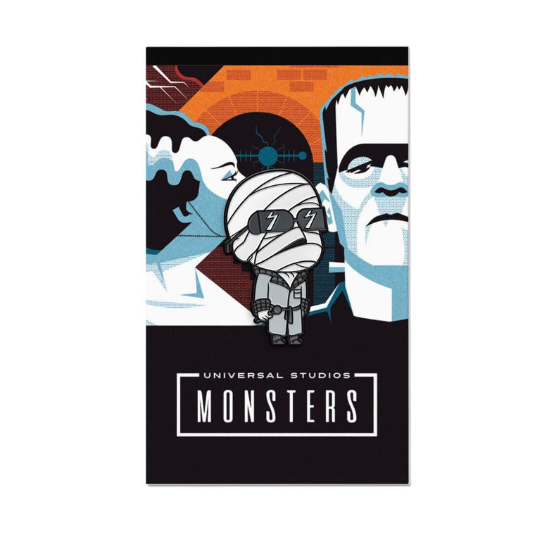 universal monsters enamel pins, glow in the dark enamel pins, The Mummy