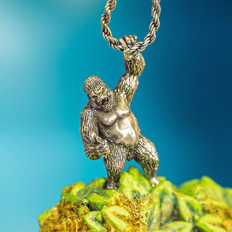 King Kong necklace, king Kong Merch, king Kong accessories, king Kong 8th wonder of the world 