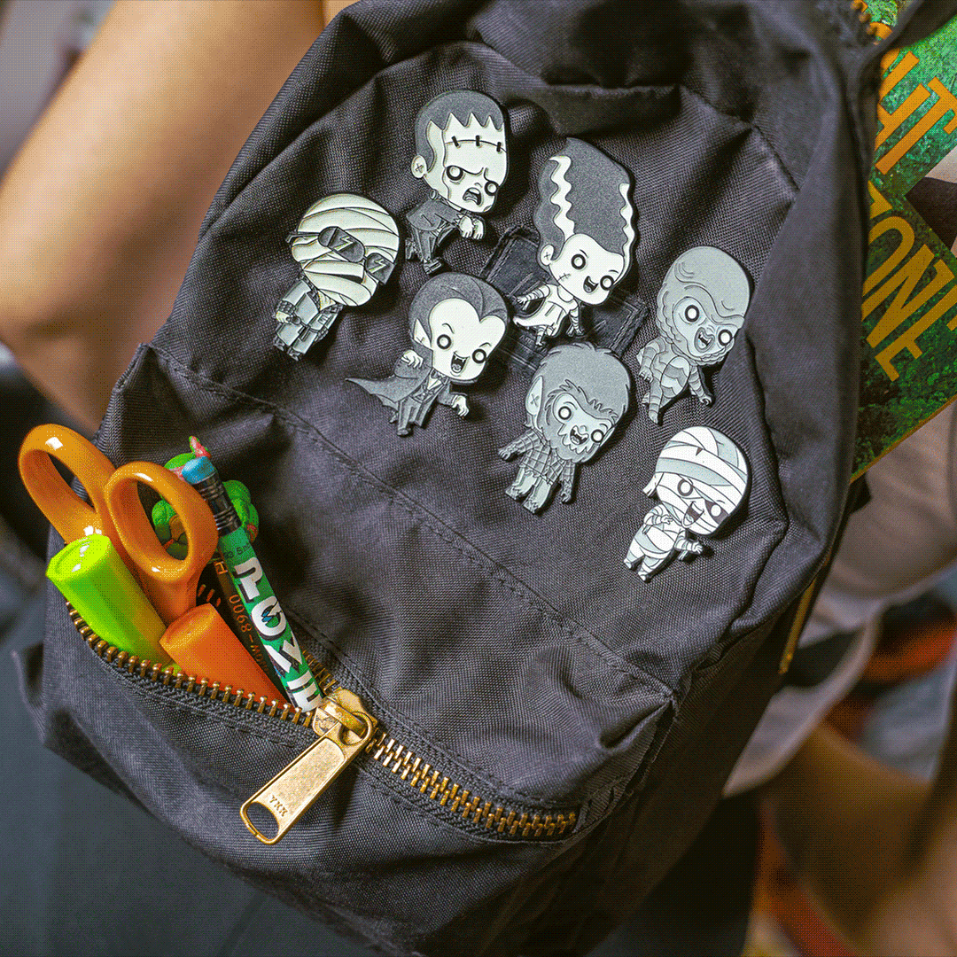 The Lil Frankenstein Glow in the Dark Enamel Pin HAN CHOLO