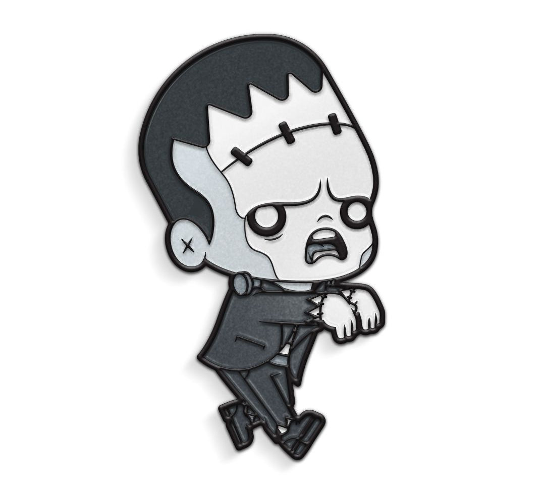 universal monsters, classic universal monsters, enamel pin, frankenstein, frankenstein enamel pin