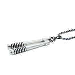 Nunchucks, nunchuck pendant, mens jewelry, gold chains for men