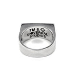 back to the future jewelry, silver ring, mens ring