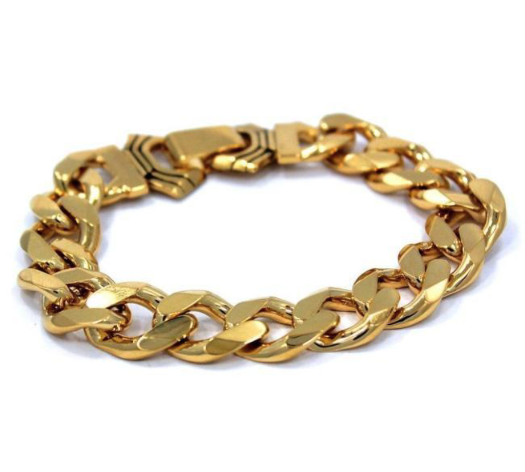 Chain bracelet, chain, gold chain, mens chains, thick chain, gold chain, han cholo bracelet