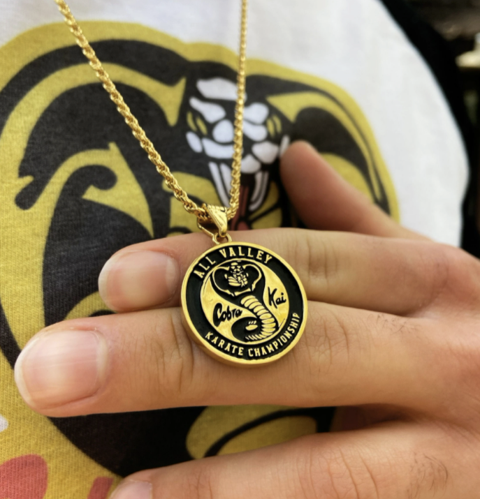 cobra kai necklace, snake necklace, cobra kai halloween costumes