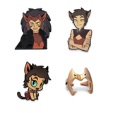 Ultimate Catra Bundle (1 Ring, 3 Pins) Enamel Pin She-Ra POP 