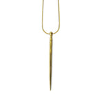 toothpick pendant, gold mens necklace, mens jewelry, mens chain, gold mens chain