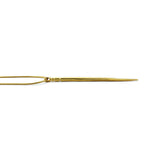 toothpick pendant, gold mens necklace, mens jewelry, mens chain, gold mens chain