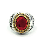 His No Class Ring pm rings Precious Metals 2-Tone 9 Red