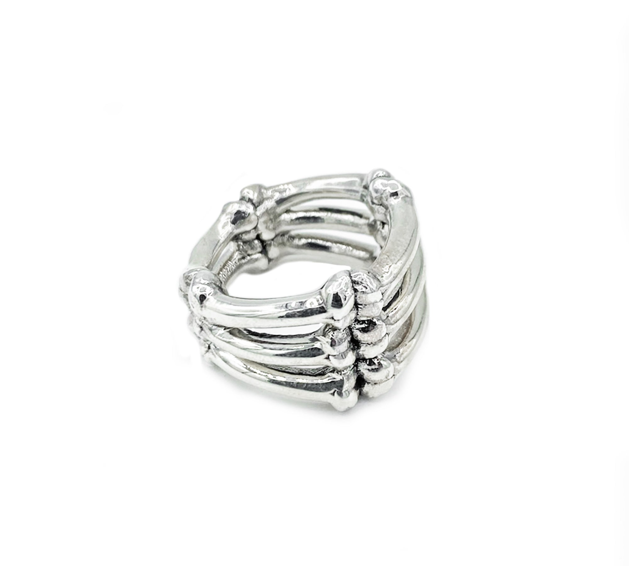 layered bone ring, bone jewelry