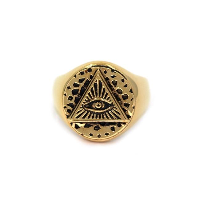 All Seeing Eye Ring, all seeing eye jewelry, illuminati ring, illuminati eye, han cholo jewelry