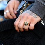 All Seeing Eye Ring, all seeing eye jewelry, illuminati ring, illuminati eye, han cholo jewelry