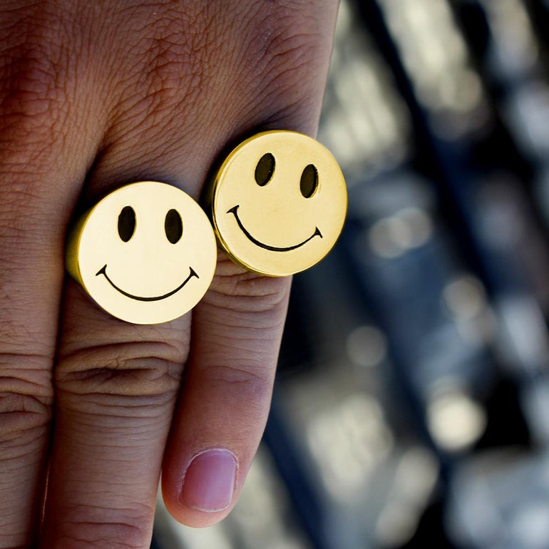Smile Now Ring, Smiley Ring, Smiley Face Ring, Han Cholo, Han Cholo Ring, Happy Face Ring, Happy