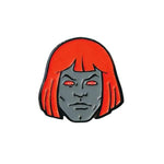 front of the Anti-He-Man enamel pin from the masters of the universe collection