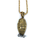 back of the Baby Bobo Owl Pendant from the han cholo fantasy collection
