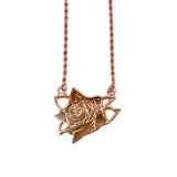 Baby Rose Pendant Gold / 18 Pm Necklace