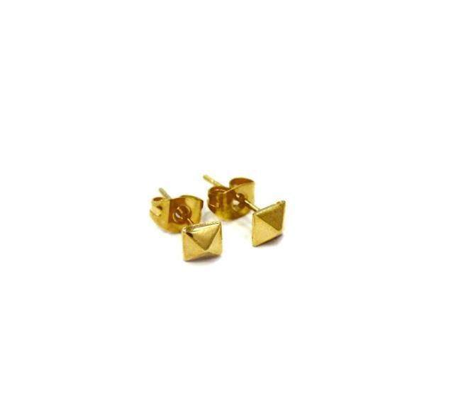 Baby Spike Stud Earrings Vermeil Pm Earrings