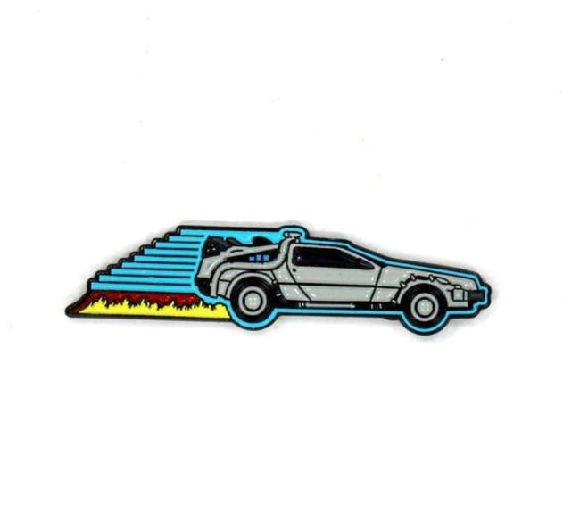 Back To The Future Delorean Enamel Pin, back to the future merch