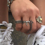 Bandana Ring, Bandana Jewelry, Bandana accessory, gangster ring, hood rings, han cholo jewelry