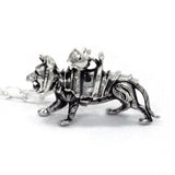 left side of the battlecat pendant from the masters of the universe collection