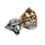 left of the Battle Cat Ring showing the two rings side by side from masters of the universe