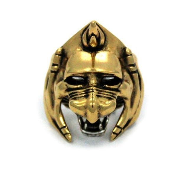 front of the Battle Cat Ring  from the masters of the universe collection