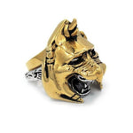 right side of the Battle Cat Ring from the masters of the universe collection