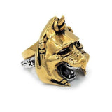 right side of the Battle Cat Ring from the masters of the universe collection