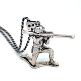 Bazooka Army Man Pendant Pm Necklaces