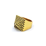 Big Pyramid Ring, pyramid ring, ehyptian ring, pharaoh ring, han cholo ring, han cholo jewelry