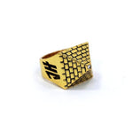 Big Pyramid Ring, pyramid ring, ehyptian ring, pharaoh ring, han cholo ring, han cholo jewelry