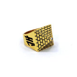Big Pyramid Ring, pyramid ring, ehyptian ring, pharaoh ring, han cholo ring, han cholo jewelry