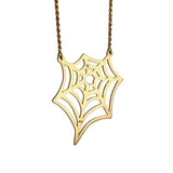 Big Spider Web Necklace Pm Necklaces