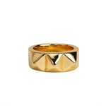 Big Spike Ring, SPIKE RING, Spiked ring, han cholo jewelry, polished ring, gloss ring, gold ring