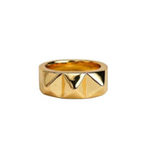 Big Spike Ring, SPIKE RING, Spiked ring, han cholo jewelry, polished ring, gloss ring, gold ring